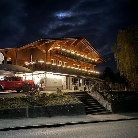 See Und Berge Garden Faulensee Exterior foto